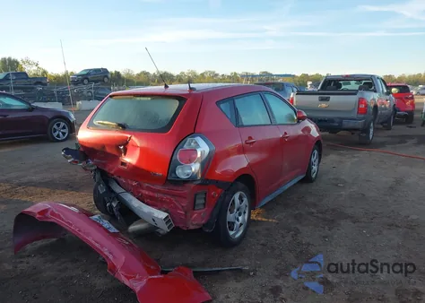 2009 Pontiac Vibe from USA, damaged, VIN 5Y2SP67879Z465712